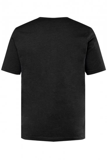 Men+ 365 Maglia Henley Nero - Magliette - Magliette Uomo Taglie Forti