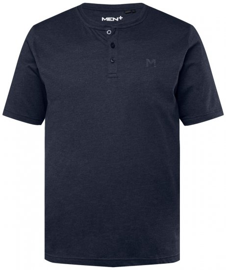 Men+ 365 Maglia Henley Blu scuro - Magliette - Magliette Uomo Taglie Forti