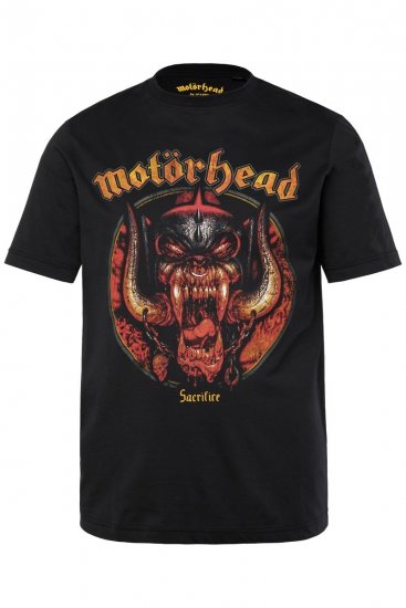 JP1880 Motörhead Sacrifice Band T-Shirt Black - Magliette - Magliette Uomo Taglie Forti