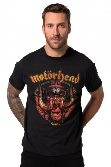 JP1880 Motörhead Sacrifice Band T-Shirt Black - Magliette - Magliette Uomo Taglie Forti