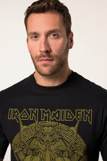 JP1880 Iron Maiden Samurai Eddie T-Shirt Black - Magliette - Magliette Uomo Taglie Forti