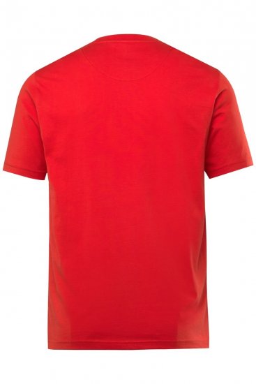 Men+ 424 T-shirt Trout Trophy Rosso peperoncino - Magliette - Magliette Uomo Taglie Forti