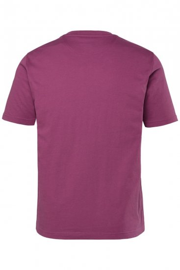 Men+ 424 T-shirt Trout Trophy Rosso bacca chiaro - Magliette - Magliette Uomo Taglie Forti