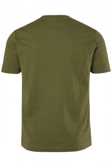 Men+ 424 T-shirt Trout Trophy Oliva scuro - Magliette - Magliette Uomo Taglie Forti
