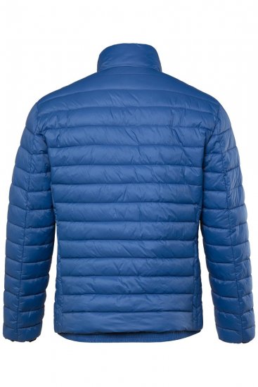 Boston Park 638 Giacca trapuntata bellyfit con collo alto Blu cobalto - Giubbotti - Giubbotti Uomo Taglie Forti