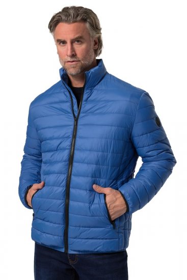 Boston Park 638 Giacca trapuntata bellyfit con collo alto Blu cobalto - Giubbotti - Giubbotti Uomo Taglie Forti