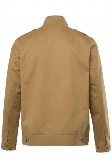 Men+ 641 Giacca in cotone con collo alto Camel - Giubbotti - Giubbotti Uomo Taglie Forti