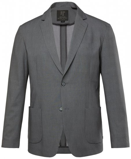 JP1880 Rimini Flexnamic Blazer in jersey a righe Grigio scuro - Abiti - Abiti da Uomo Taglie Forti