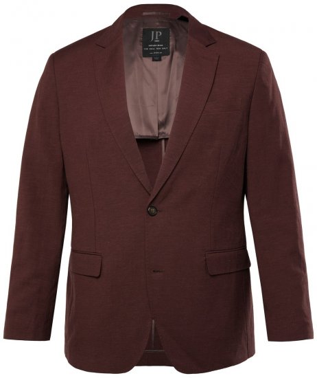 JP1880 Paros Blazer in misto lino Marrone ruggine - Abiti - Abiti da Uomo Taglie Forti
