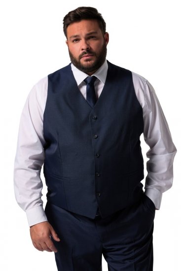 Men+ 710 Florenz Gilet da abito Blu scuro - Abiti - Abiti da Uomo Taglie Forti