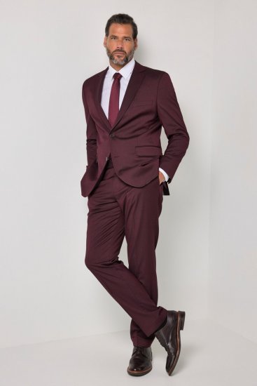 JP1880 Amalfi Flexnamic Blazer Bordeaux - Abiti - Abiti da Uomo Taglie Forti