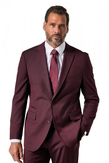 JP1880 Amalfi Flexnamic Blazer Bordeaux - Abiti - Abiti da Uomo Taglie Forti