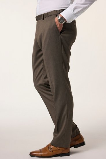 JP1880 Amalfi Flexnamic Pantaloni da abito Verde kaki - Abiti - Abiti da Uomo Taglie Forti