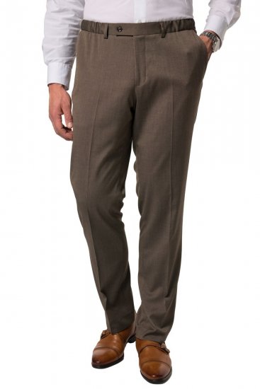 JP1880 Amalfi Flexnamic Pantaloni da abito Verde kaki - Abiti - Abiti da Uomo Taglie Forti