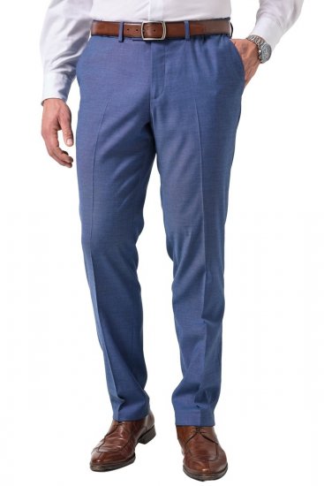 JP1880 Amalfi Flexnamic Pantaloni da abito Blu profondo - Abiti - Abiti da Uomo Taglie Forti