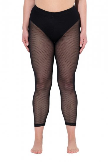 Ulla Popken 836800 Collant senza piede Nero - Collant & calzini - 