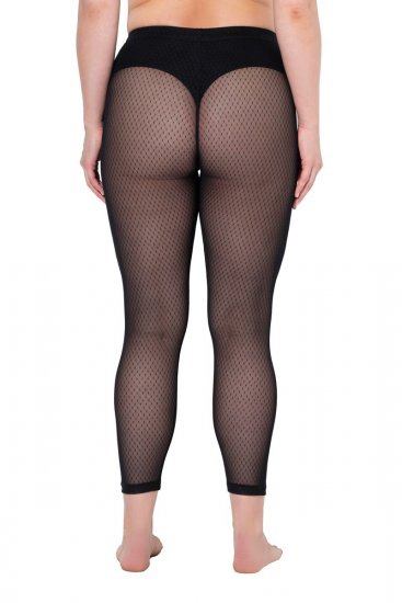 Ulla Popken 836800 Collant senza piede Nero - Collant & calzini - 