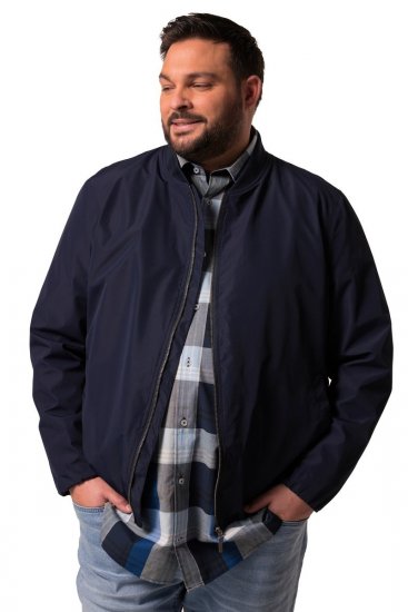 Men+ 823 Giacca bomber ultraleggera bellyfit Blu scuro - Giubbotti - Giubbotti Uomo Taglie Forti