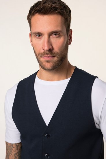 JP1880 New York Flexnamic Gilet in jersey Blu scuro - Abiti - Abiti da Uomo Taglie Forti