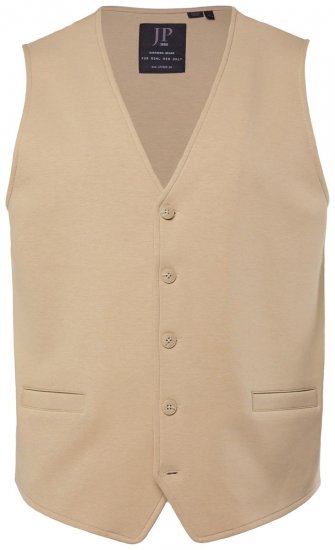 JP1880 New York Flexnamic Gilet in jersey Beige - Abiti - Abiti da Uomo Taglie Forti