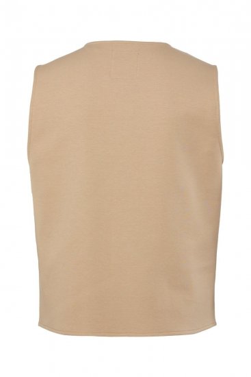 JP1880 New York Flexnamic Gilet in jersey Beige - Abiti - Abiti da Uomo Taglie Forti