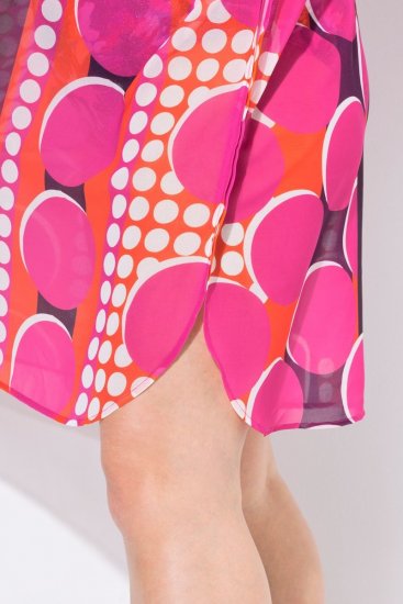 Ulla Popken 836864 Abito Rosa - Caftani - 