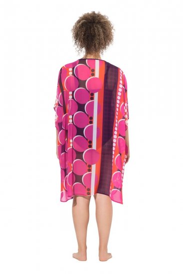 Ulla Popken 836864 Abito Rosa - Caftani - 