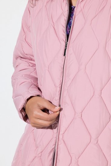 Ulla Popken 837208 Giacca trapuntata Rosa antico - Giacche - Giacche taglie forti da donna