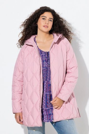 Ulla Popken 837208 Giacca trapuntata Rosa antico - Giacche - Giacche taglie forti da donna