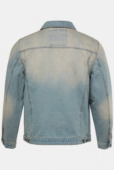 STHUGE 837222 Giacca di jeans con taschini Azzurro - Giubbotti - Giubbotti Uomo Taglie Forti