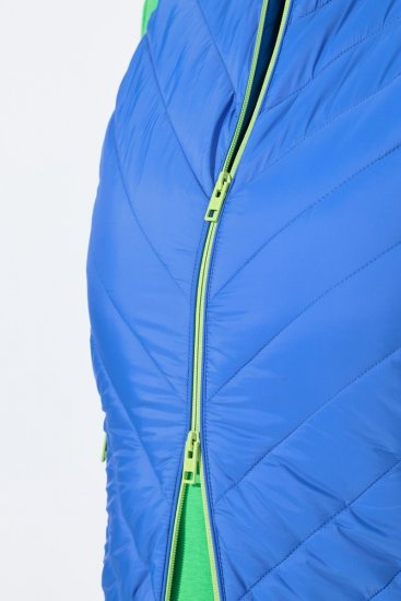 Ulla Popken 837409 Gilet HYPRAR trapuntato Blu - Gilet - 