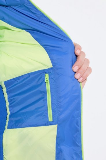 Ulla Popken 837409 Gilet HYPRAR trapuntato Blu - Gilet - 