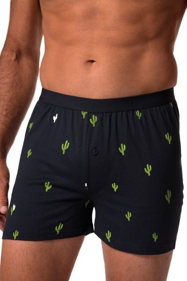 JP1880 837629 Boxer FLEXNAMIC® con stampa cactus Blu scuro confezione da 2 - Intimo & costumi da bagno - Intimo Taglie Forti Uomo