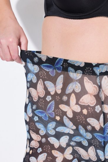 Ulla Popken 837676 Pantaloncini anti-sfregamento fantasia Nero - Pantaloncini anti-sfregamento - 
