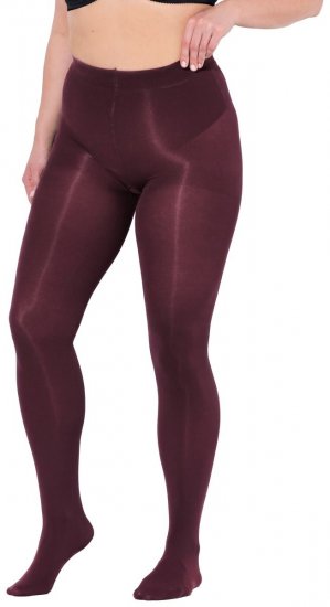 Ulla Popken 837870 Collant 100 den Rosso bacca - Collant & calzini - 
