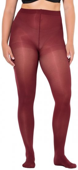 Ulla Popken 837870 Collant 100 den Bordeaux - Collant & calzini - 