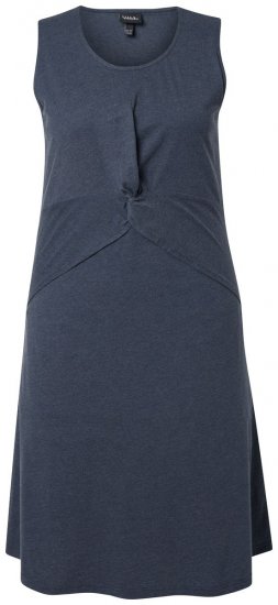 Ulla Popken 837874 Abito in jersey senza maniche Blu scuro - Abiti in jersey - 