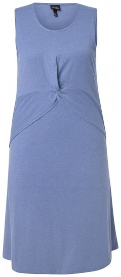 Ulla Popken 837874 Abito in jersey senza maniche Blu - Abiti in jersey - 