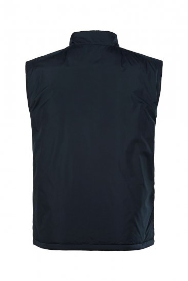 Boston Park 877 Gilet con collo alto e zip Blu scuro - Giubbotti - Giubbotti Uomo Taglie Forti