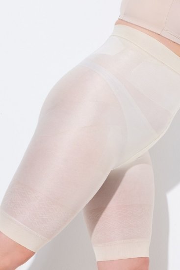 Ulla Popken 838209 Pantaloncini anti-sfregamento modellanti Bianco panna - Pantaloncini anti-sfregamento - 