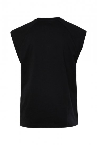 JP1880 AC/DC Classic Logo Band Tank Top Black - Magliette - Magliette Uomo Taglie Forti