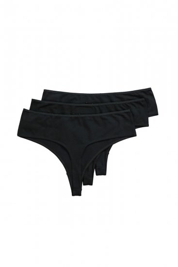 Ulla Popken 838637 Perizoma confezione da 3 Nero - Slip - 
