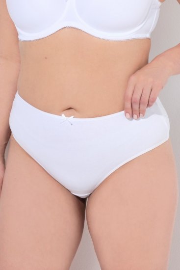 Ulla Popken 838637 Perizoma confezione da 3 Bianco - Slip - 