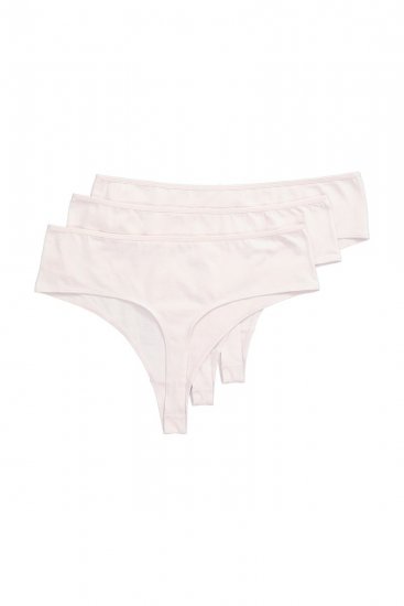Ulla Popken 838637 Perizoma confezione da 3 Beige - Slip - 