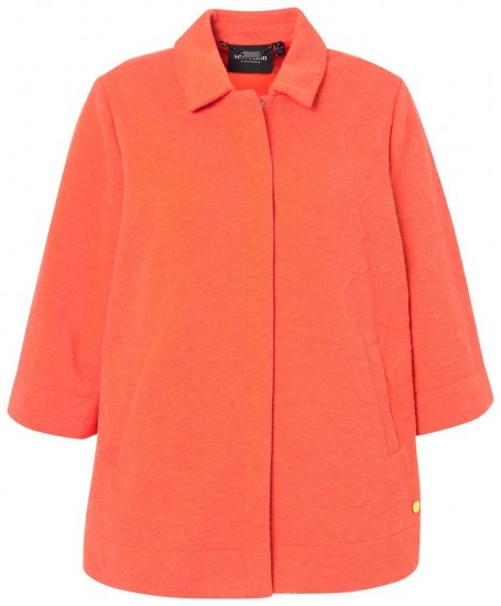 Ulla Popken 838658 Giacca Corallo - Giacche - Giacche taglie forti da donna