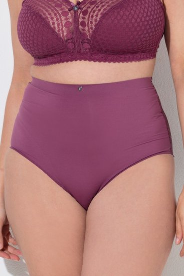 Ulla Popken 838675 Slip a vita alta Viola scuro - Slip - 