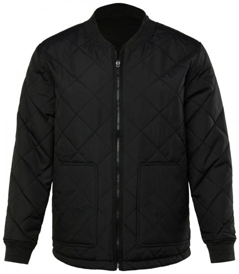 JP1880 838875 Giacca college reversibile Nero - Giubbotti - Giubbotti Uomo Taglie Forti
