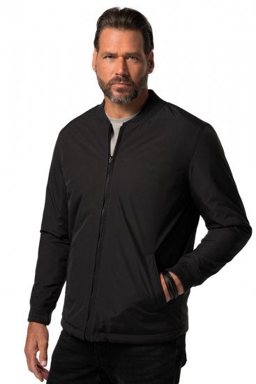 JP1880 838875 Giacca college reversibile Nero - Giubbotti - Giubbotti Uomo Taglie Forti