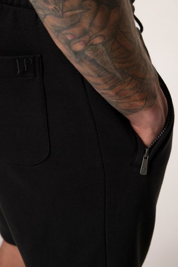 JP1880 Bermuda Sweatshorts Stomach Fit Black - Pantaloni & pantaloncini tuta - Pantaloni Tuta Uomo Taglie Forti