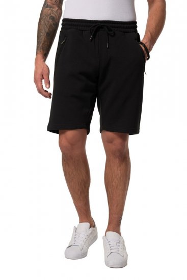 JP1880 Bermuda Sweatshorts Stomach Fit Black - Pantaloni & pantaloncini tuta - Pantaloni Tuta Uomo Taglie Forti